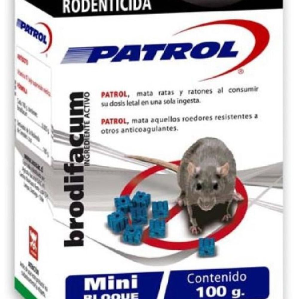 Raticida En Bloques 100grs Patrol image number 0.0